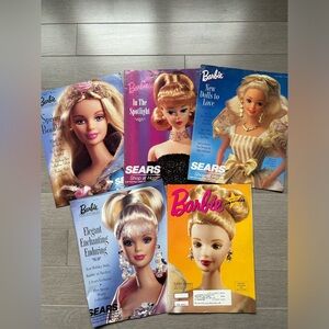 Lot Of Assorted Barbie Collectibles By Mail Sears FAO Schwarz Catalog Magazines